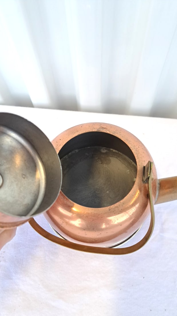 Brass And Copper Kettle, Copper Kettle, Brass Mister - 12