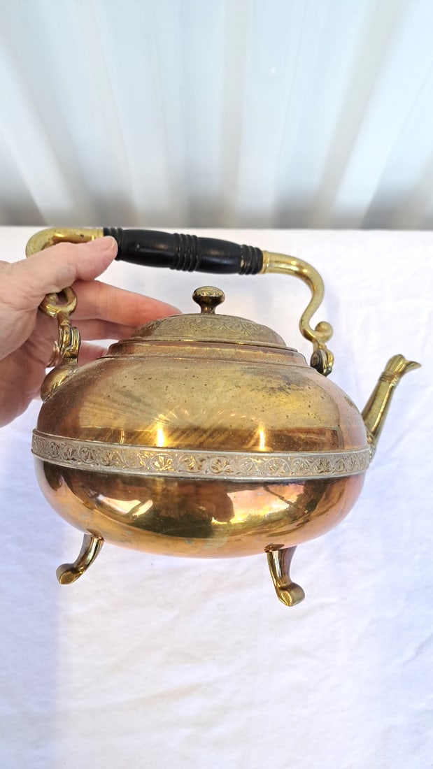 Brass And Copper Kettle, Copper Kettle, Brass Mister - 5
