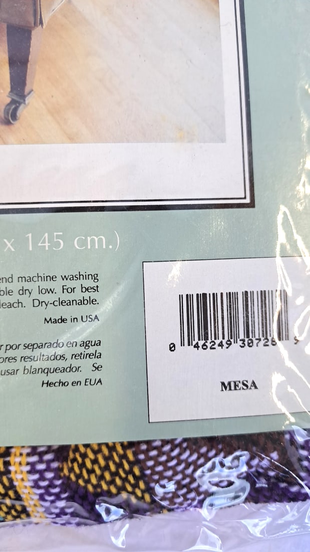 Crown Crafts Mesa Jacquard Woven Throw Blanket 46 X 57 In 100% Virgin Acrylic - 4