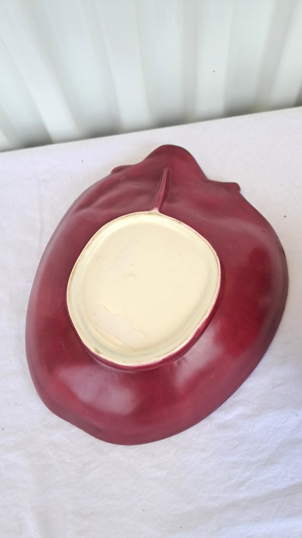Red Ceramic Apple Plate, Fiesta Mug Ribbed Bowls - 5
