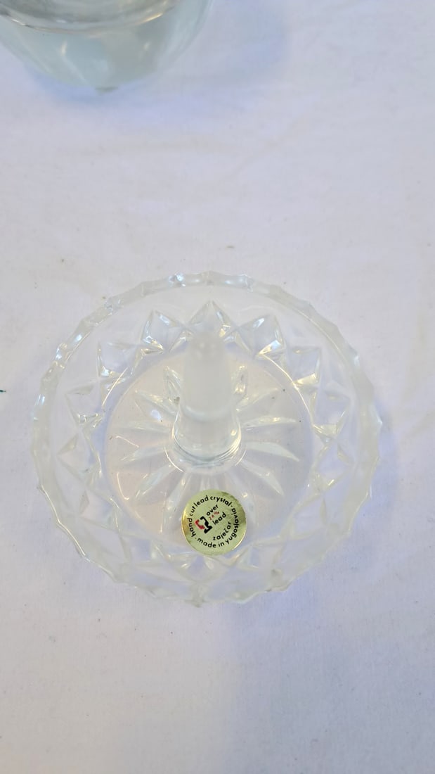 Crystal Perfume Bottles And Ring Holder - 3