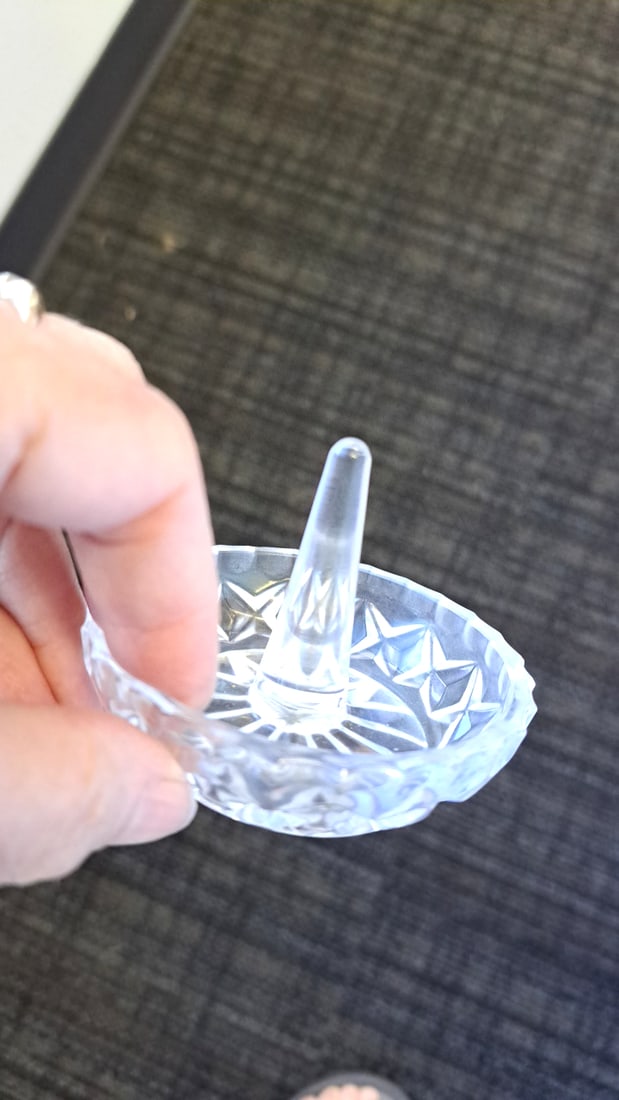 Crystal Perfume Bottles And Ring Holder - 4