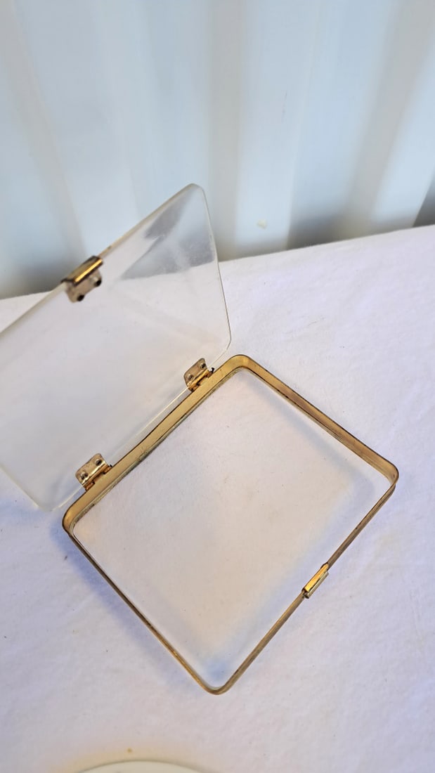 Lustroware Coasters, Yakima Federal 60th Soap Holder Rotary Dial Plates Chatterbox Acrylic Plate - 11