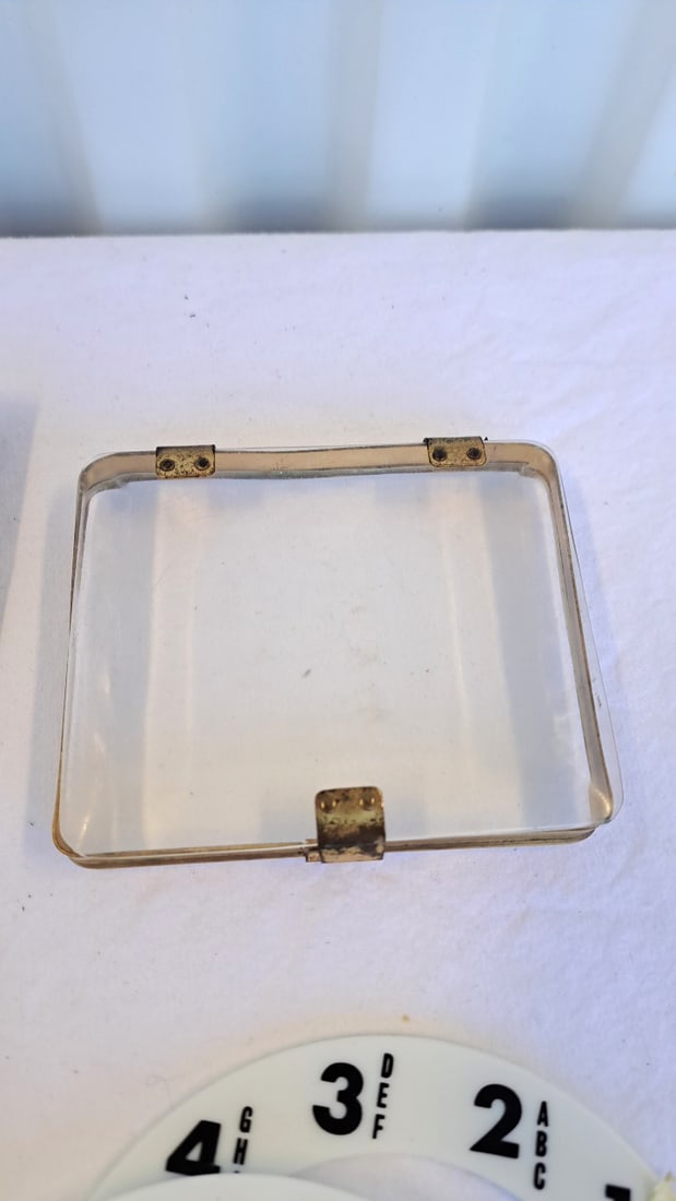 Lustroware Coasters, Yakima Federal 60th Soap Holder Rotary Dial Plates Chatterbox Acrylic Plate - 8