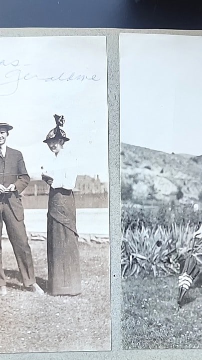 3 Antique Photo Albums With Black-and-white Snapshots. Montana 1900s - 2