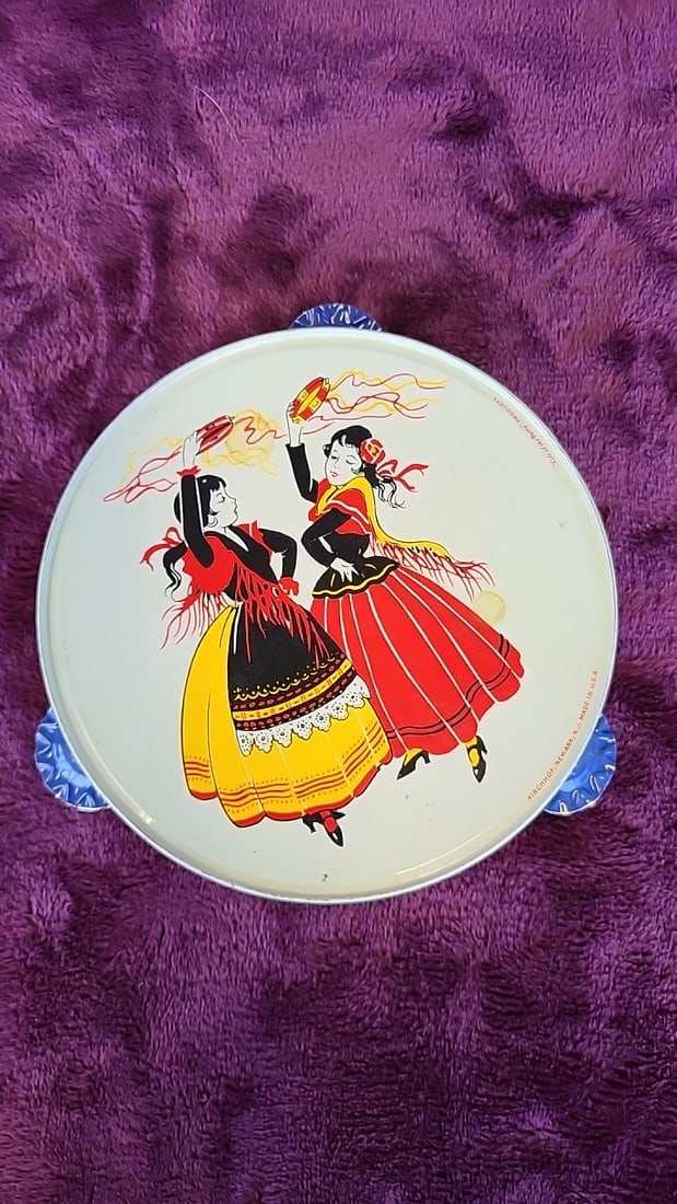 Vintage Kirchhof Life Of The Party Tin Litho Party Noisemakers Lot Clown Circus Tambourine Clickers - 17