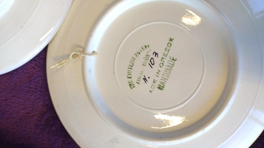 The Kutahya Pottery Handmade Greece Decorative Ceramic Plates, Set Of 6 - 5