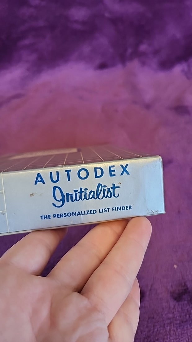 Autodex Initialist List Finder Personalized Address Index Zephyr American Corp - 4