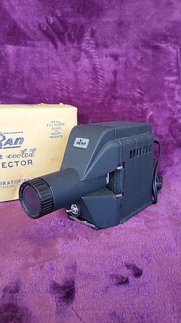 Skan Sp-100a Blower-cooled 2x2 Slide Projector By Gm Laboratories With Box - 2