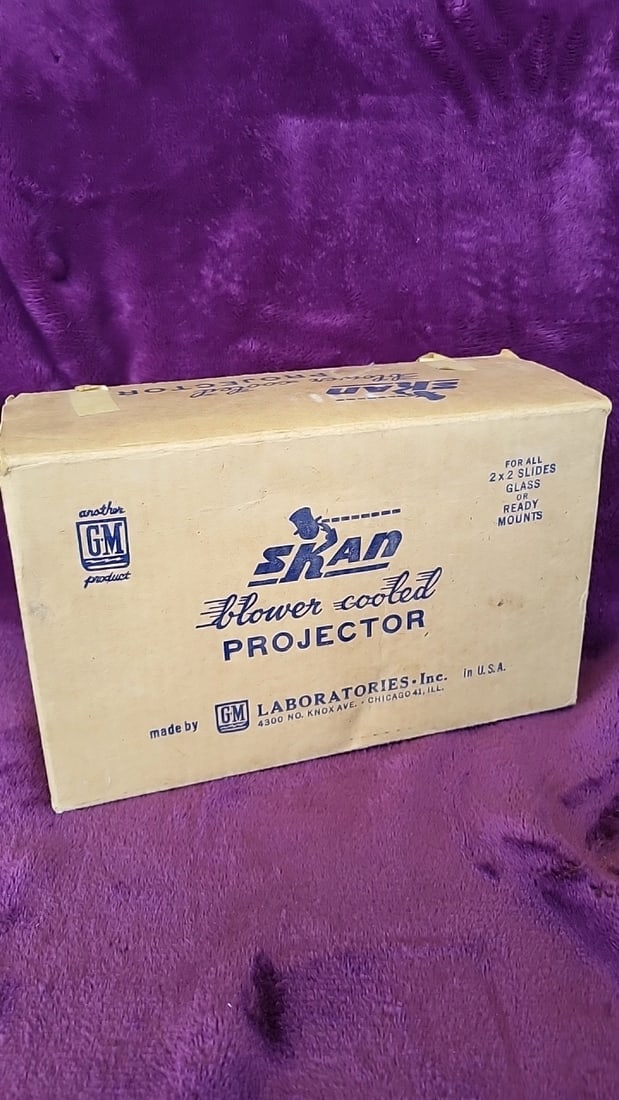 Skan Sp-100a Blower-cooled 2x2 Slide Projector By Gm Laboratories With Box - 5