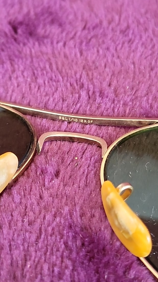 Bausch And Lomb Ray-ban Aviator Sunglasses Gold Frame Green Lenses With Case And Bonus Pair Of Vi... - 6