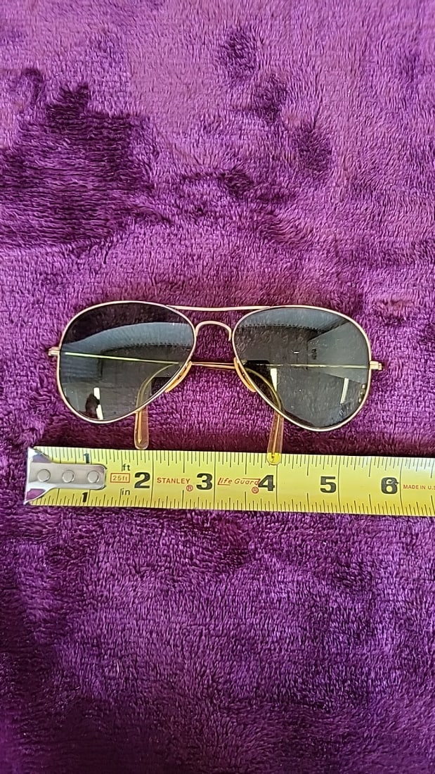 Bausch And Lomb Ray-ban Aviator Sunglasses Gold Frame Green Lenses With Case And Bonus Pair Of Vi... - 7