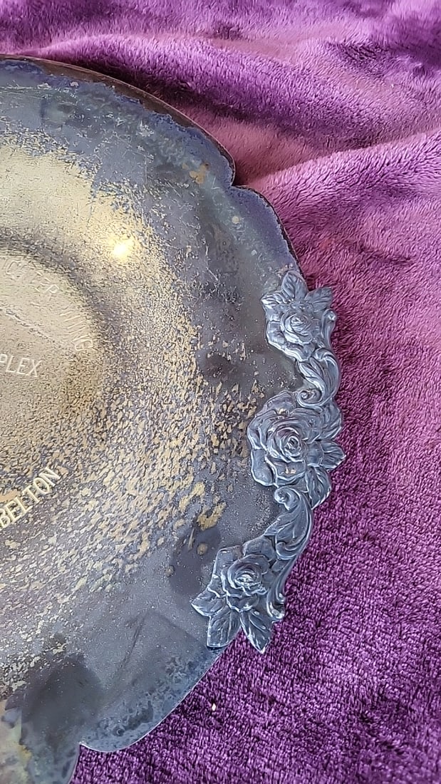 8th Tactical Fighter Wing Maintenance Complex 1960-1963 Engraved Silver-tone Presentation Bowl - 4