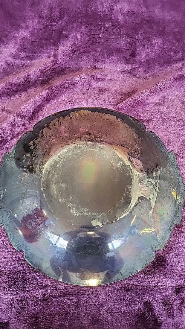 8th Tactical Fighter Wing Maintenance Complex 1960-1963 Engraved Silver-tone Presentation Bowl - 5