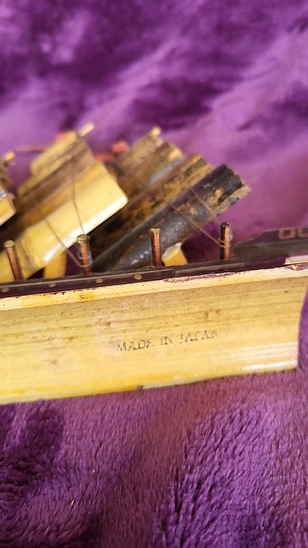 Lot Of Handmade Model Sailboats Steve Hambelton San Blas Pan Wooden With Rigging - 9
