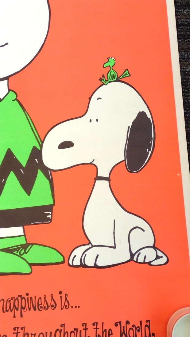 Peanuts Charlie Brown Snoopy Woodstock Peace & Love Poster 24 X 36 In - 3