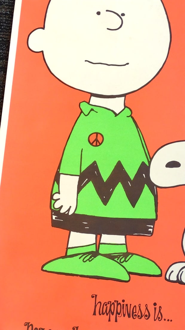 Peanuts Charlie Brown Snoopy Woodstock Peace & Love Poster 24 X 36 In - 6