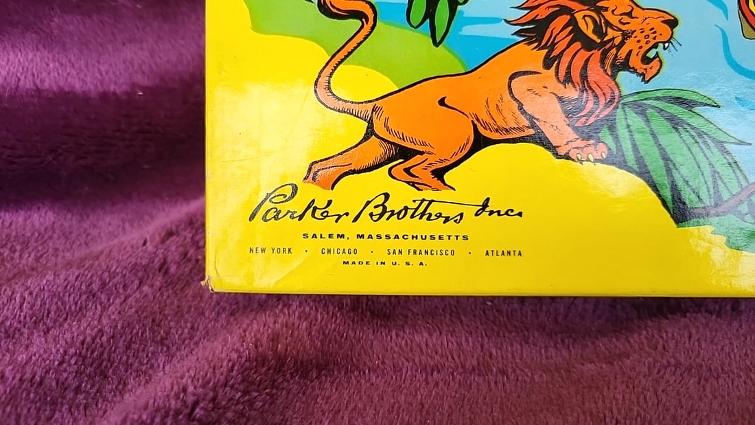 Board Game Lot Tucket 66 Game Chest, Parker Brothers Wakt Disney Adventureland, Schaper Cootie - 6