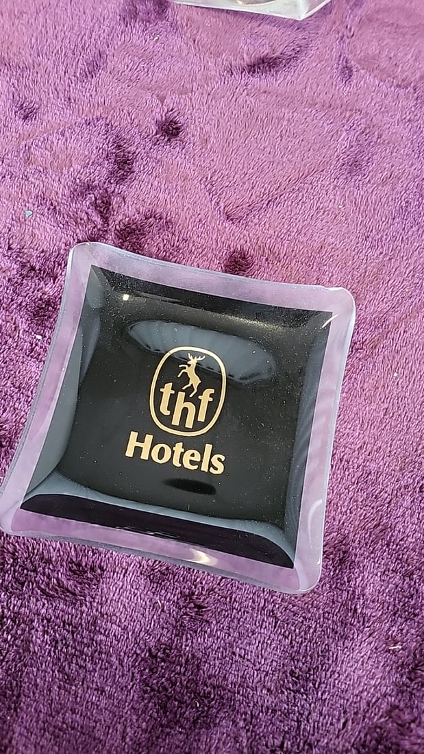 Advertising & Novelty Lot: Thf Hotels Tray, Czardas Ashtrays, Endless Usa Thermometer, Letter Pat... - 8