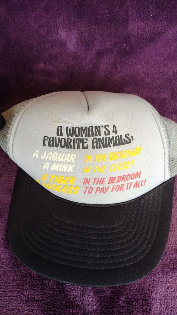 Lot Of 3 Trucker Hats 11th Bomb Wing Patch Gold Leaf Brims & Novelty Animal Cap - 2