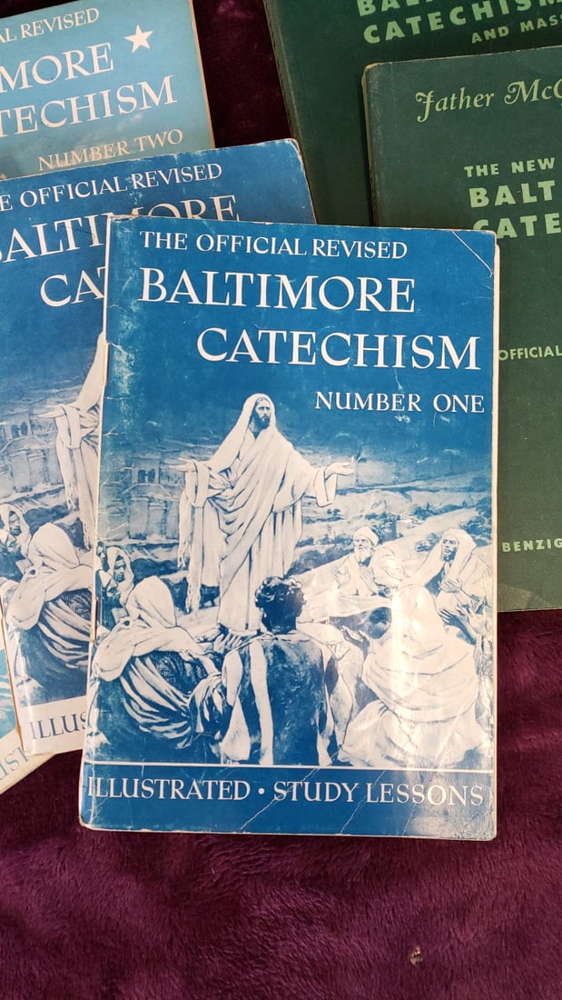 Lot Of 10 Catholic Booklets Baltimore Catechism No. 1 And 2, Father Mcguire, Mass, Liturgy, Bible - 4