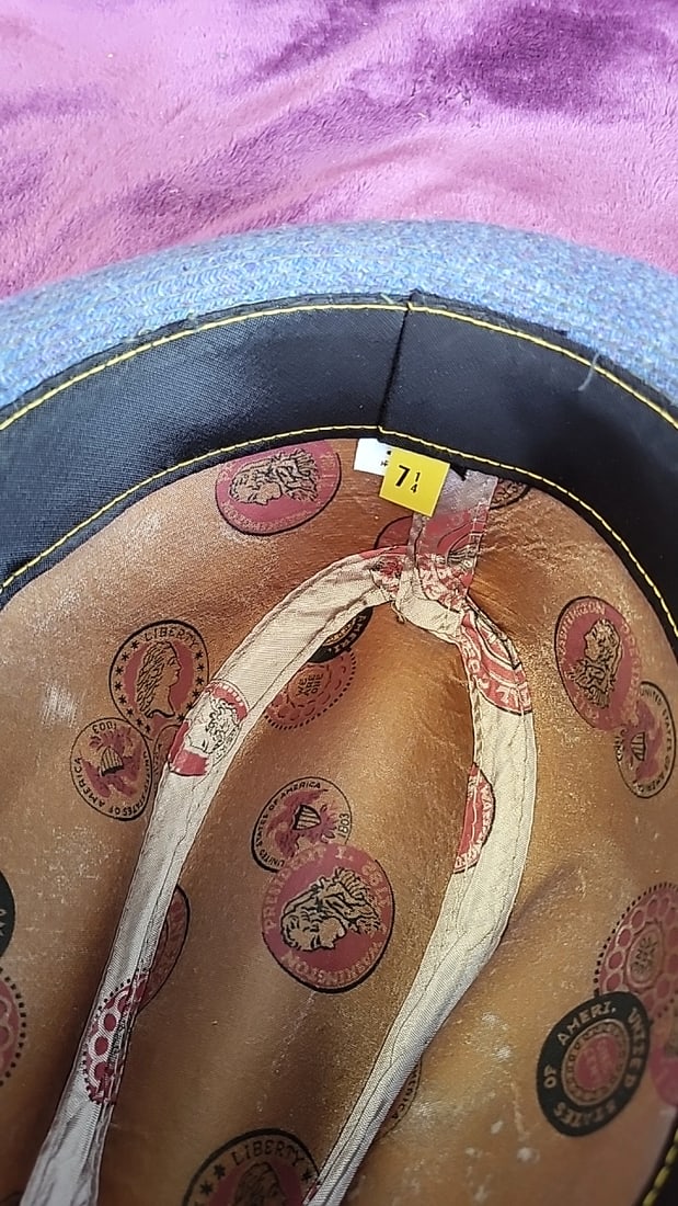 Lot Of 5 Fedora Hats Highlander Pure Ragg Wool Feather Accents - 11