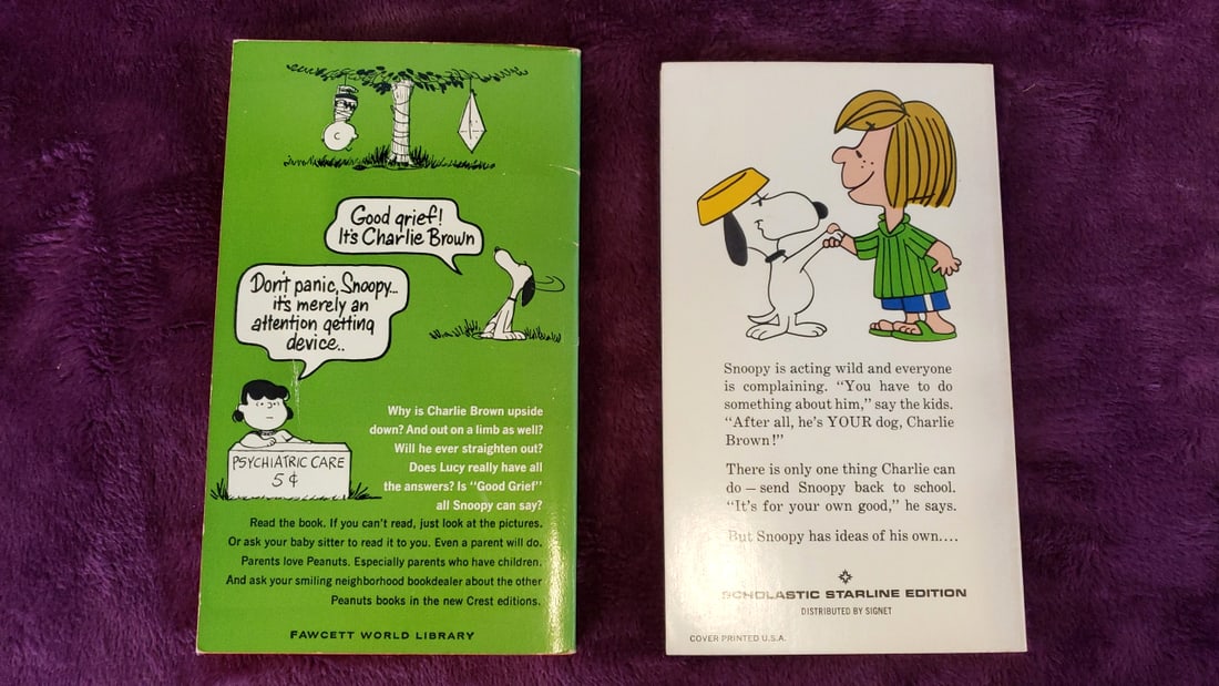 Vintage Children's Book Lot: Charles Schulz Peanuts, Dennis The Menace, Greek Fairy Tales - 5