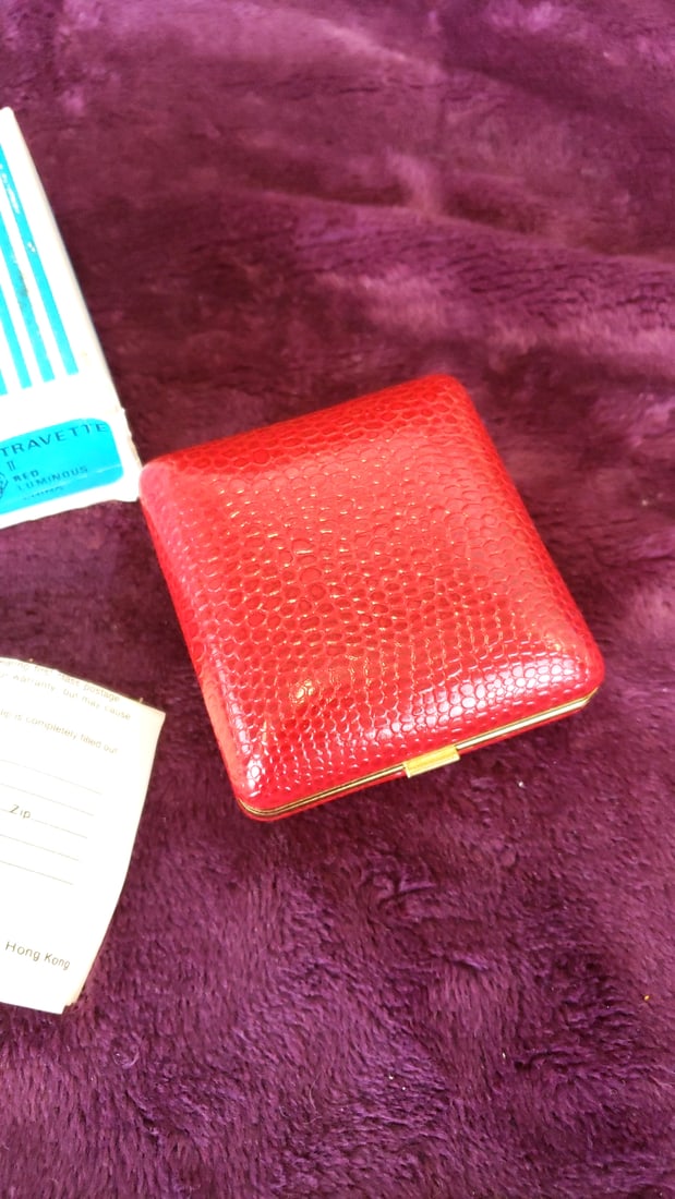 Lot Of Ronson Chrome Pocket Lighters With Box, Pipe Cleaners, Talle Westclock Travel Clock, Ampex... - 12