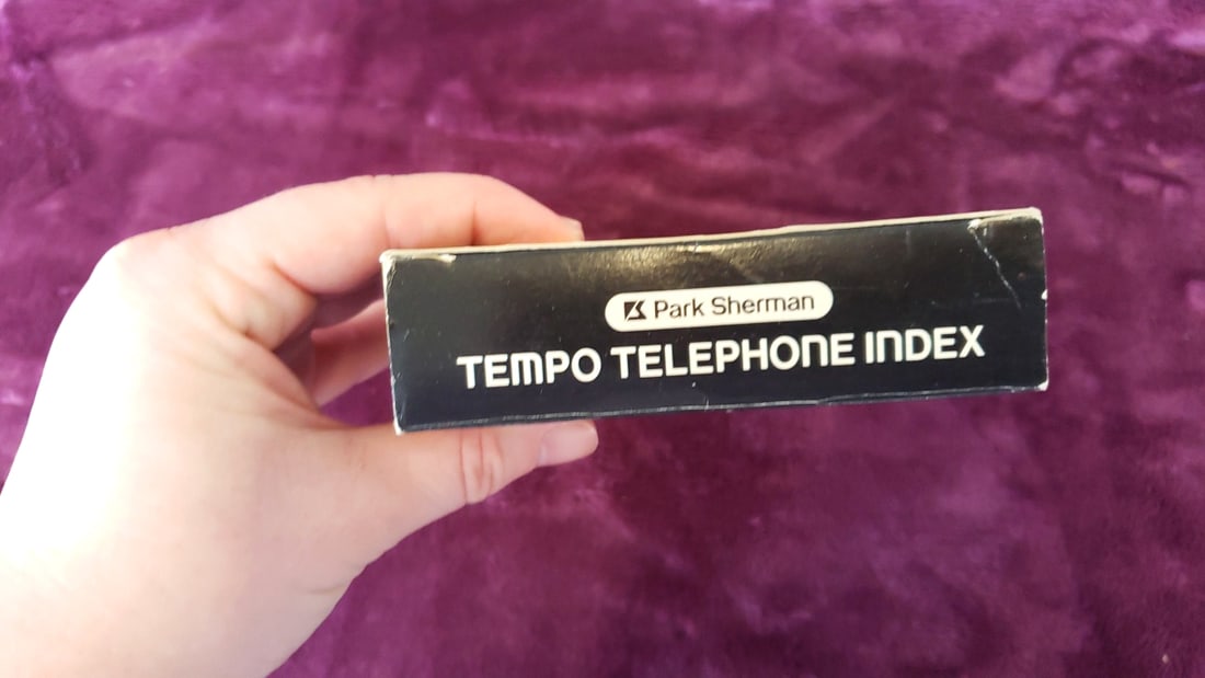 Park Sherman Tempo Telephone Index Burnes Of Boston Flipper Photo Display - 4