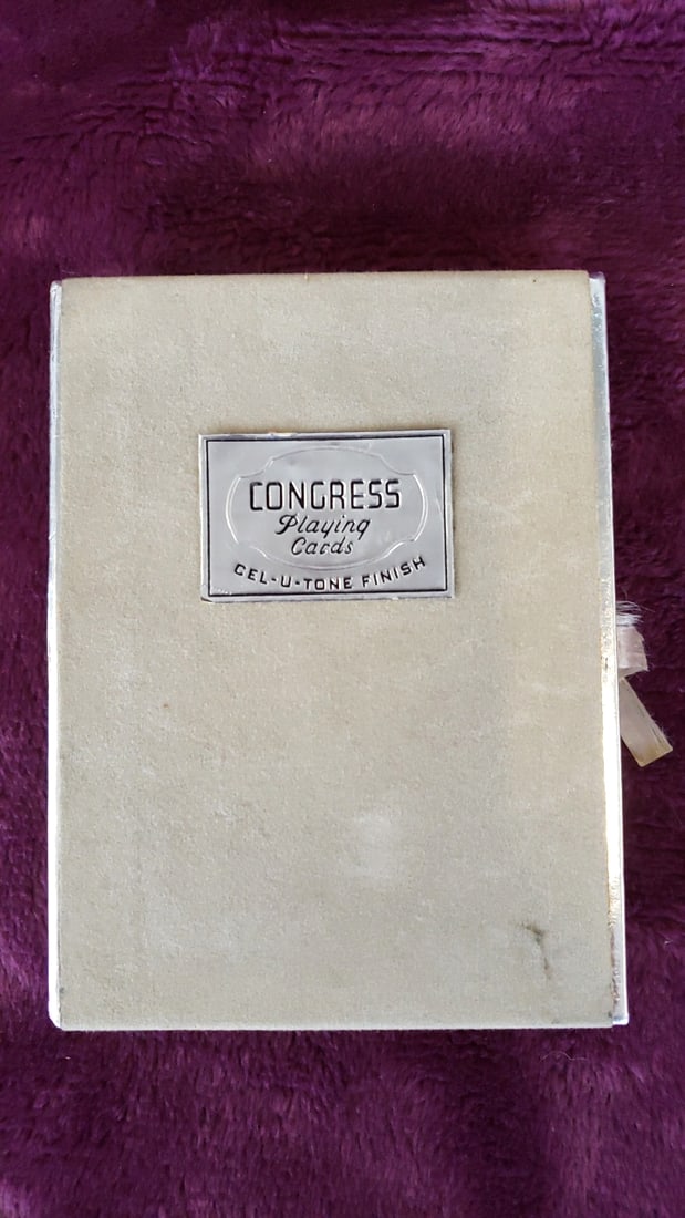 Congress Cel-u-tone Duck Playing Cards & Hallmark Eagle Double Deck Card Sets - 3
