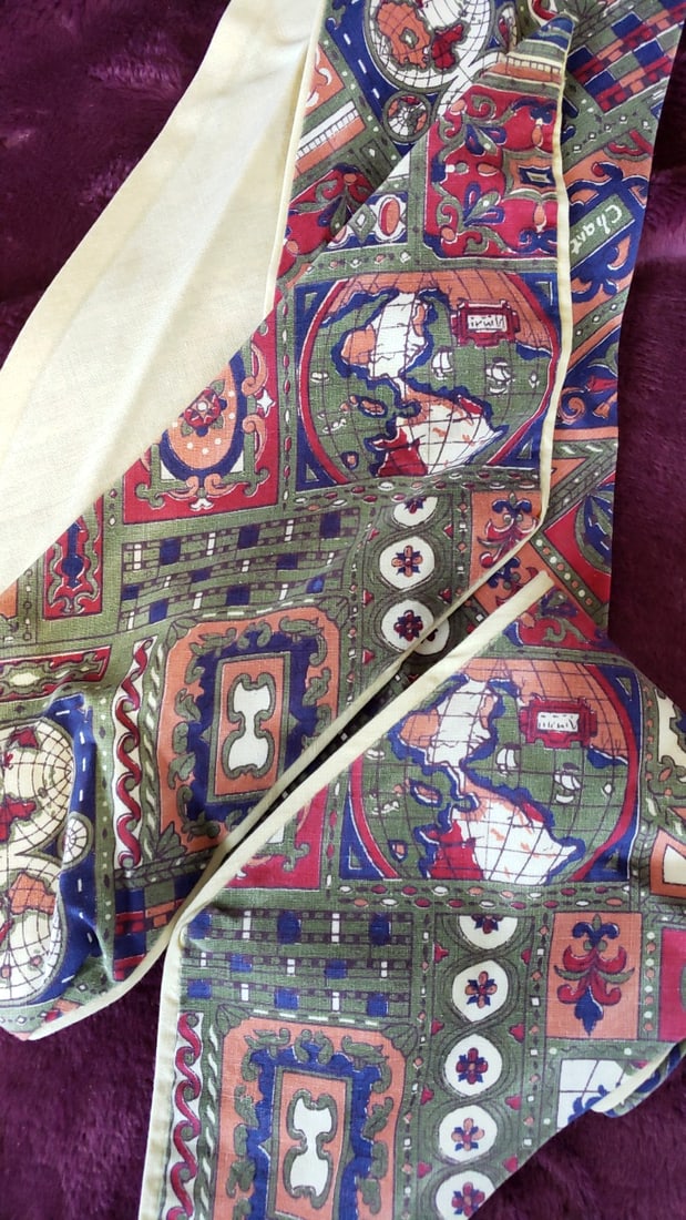 Scottish Tartan Glengarry Cap With Thistle Pin & Two Patterned Neckties - 8