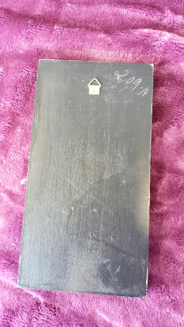 Madonna And Child Religious Wall Art Plaque Signed Agell - 3