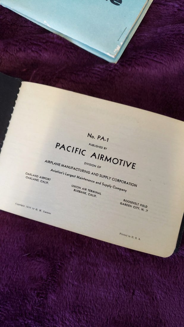 Lot Of Usaf Speakers Guide Afp 190-1-2 Ballistic Missiles Booklet Pacific Airmotive Pa-1 Flight Log - 3