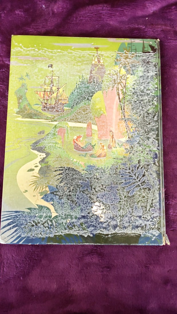 Walt Disneys Mary Poppins Big Golden Book Peter Pan Hardcover Books Lot Of 2 As Is - 6