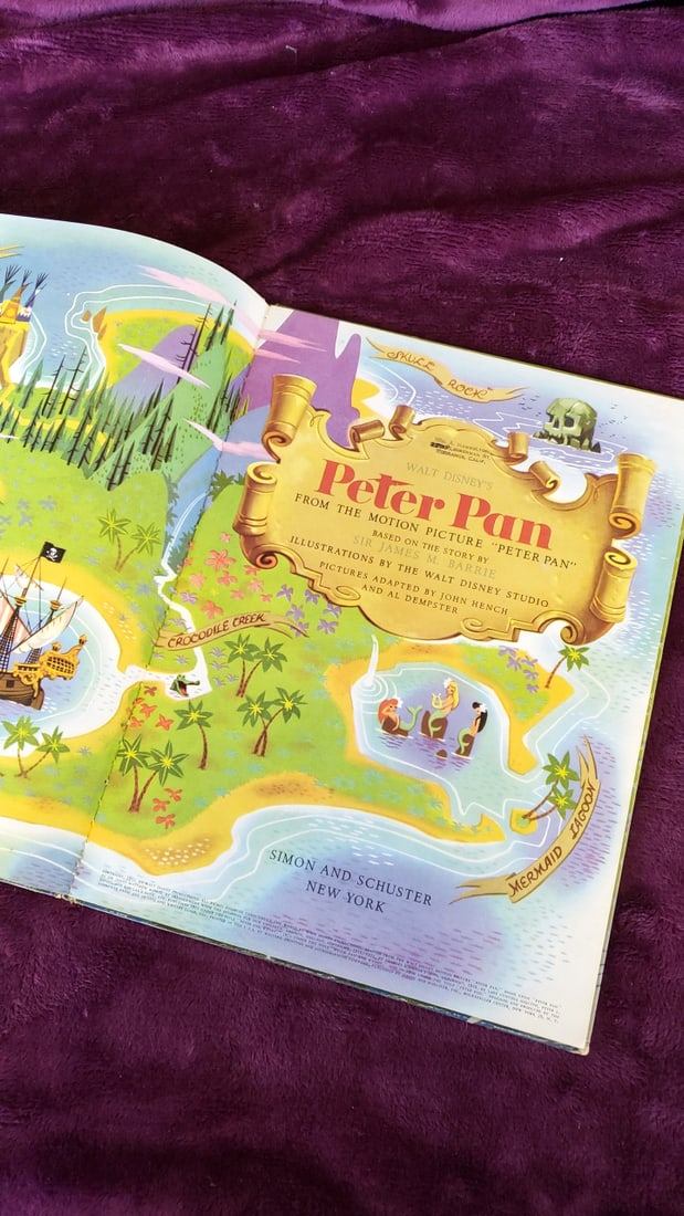 Walt Disneys Mary Poppins Big Golden Book Peter Pan Hardcover Books Lot Of 2 As Is - 8