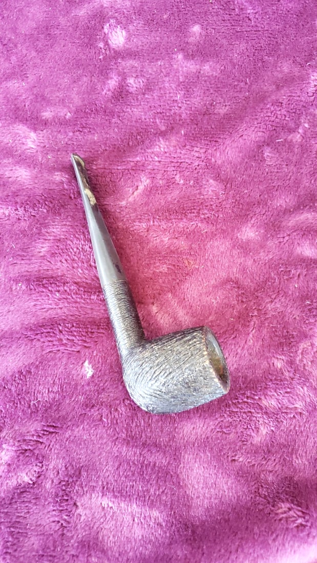 Smoking Pipe Lot With Carved Figural Pipe And Santa Container - 6