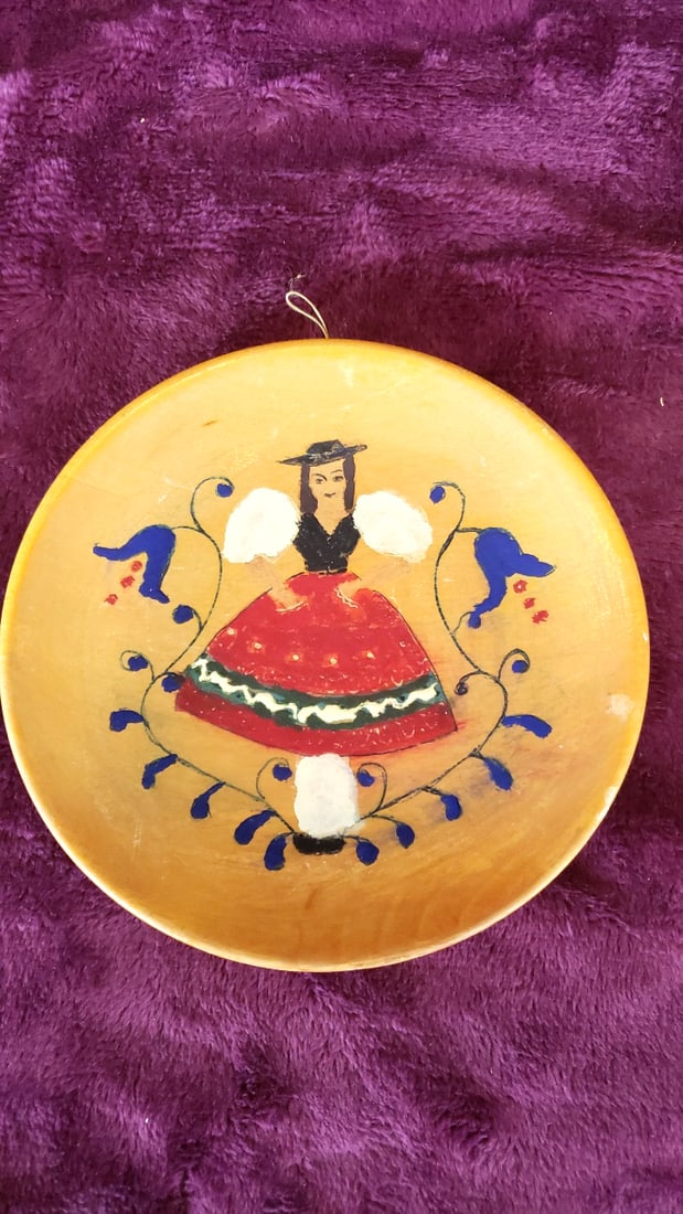 Bill And Mary Hambelton Amsterdam Holland Hand-painted Folk Dancer Decorative Wall Plates, Pair - 5