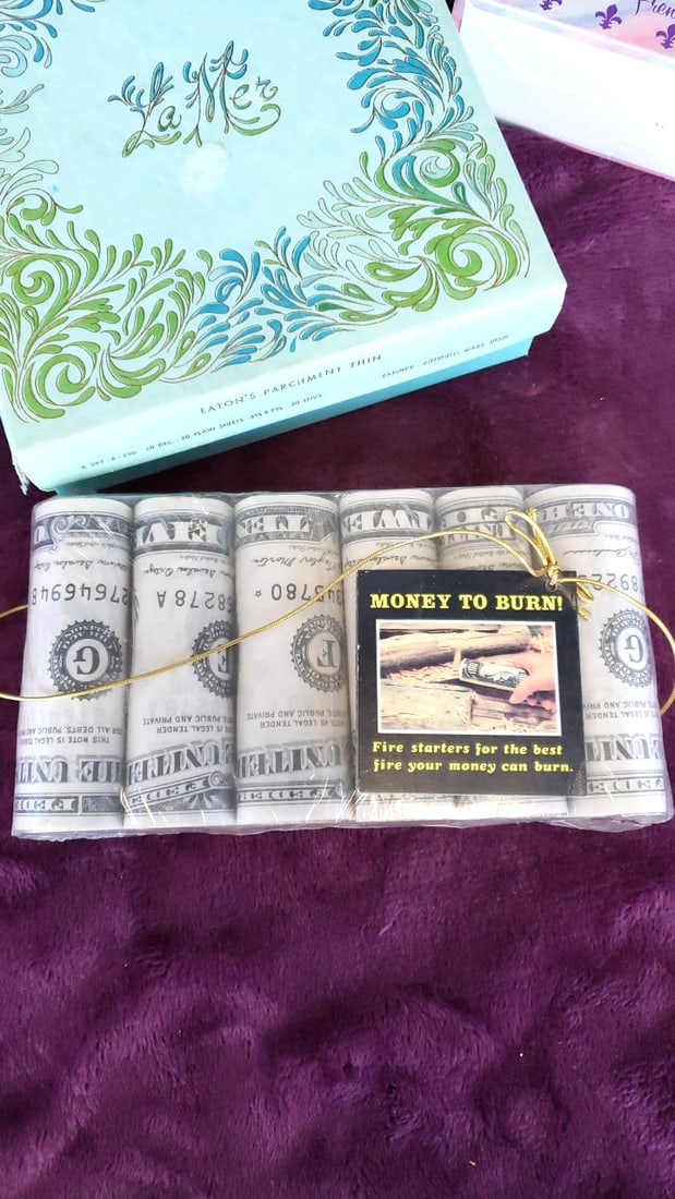 Mixed Lot Eatons La Mer Stationery, Crane Brand Scissors, Money To Burn Fire Starters, Rijksmuseu... - 5