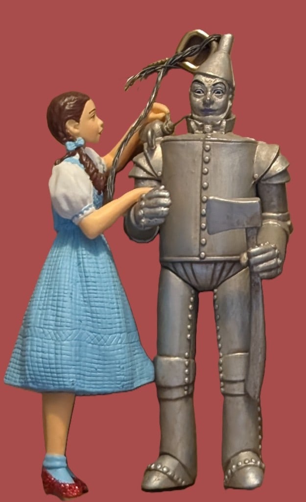 Hallmark Keepsake Wizard of Oz Christmas Ornament: Hallmark Wizard of Oz 2003 Dorthy and Tin Man Ornament