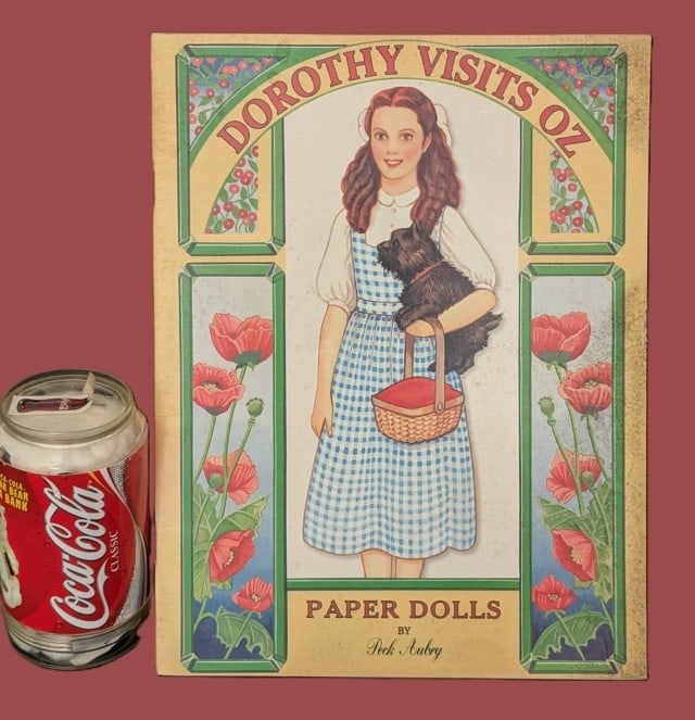 1997 Paper Doll Book DOROTHY VISITS OZ Wizard Of Oz: PECK AUBRY