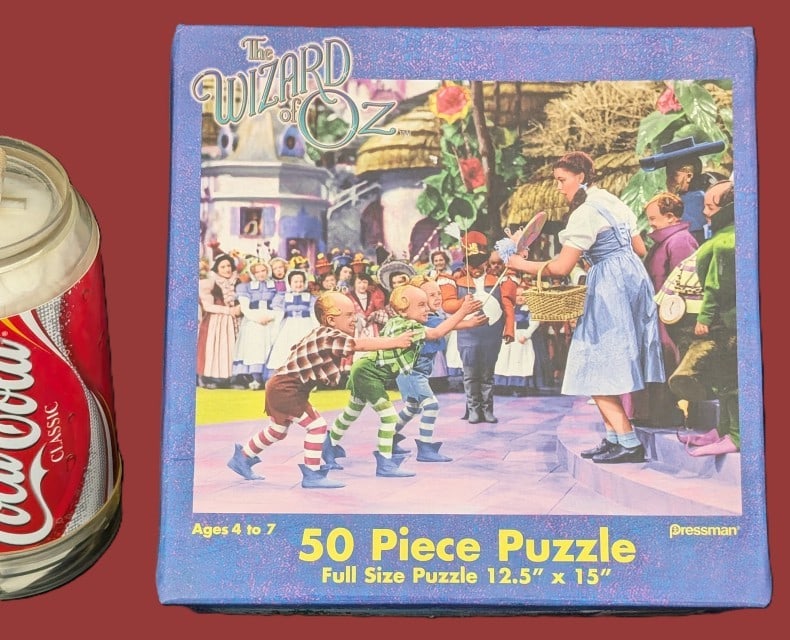 2002 Wizard of Oz Puzzle Pressman Turner: Judy Garland 50 piece Lollipop RARE Still Sealed