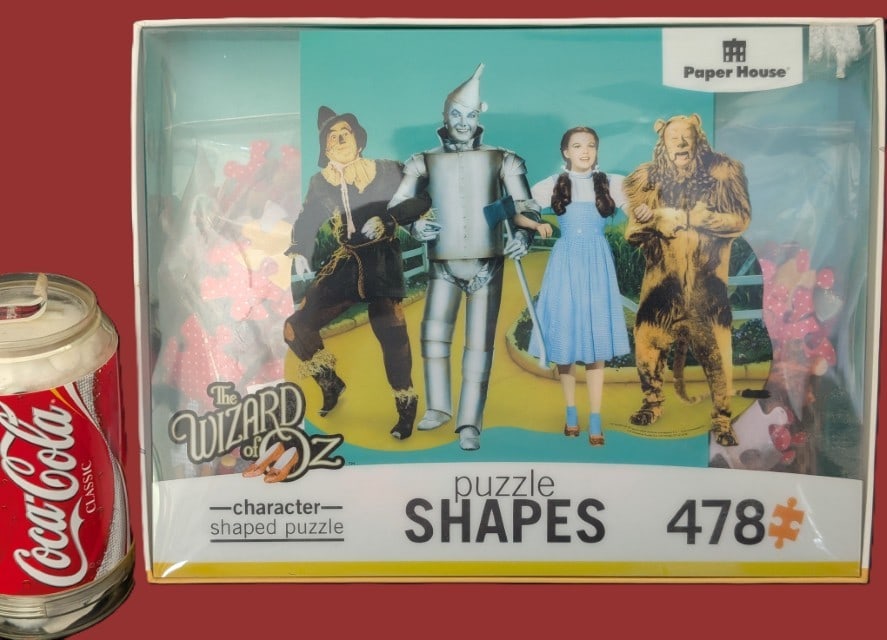 Paper House ?WIZARD OF OZ? Character Shaped Puzzle: 478 Piece Still Sealed