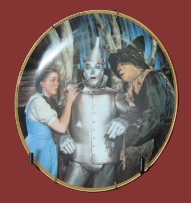 1988 Wizard of Oz Collector Plate: The Wizard of Oz "Tin Man Speaks" Hamilton Collector Plate w/ Box