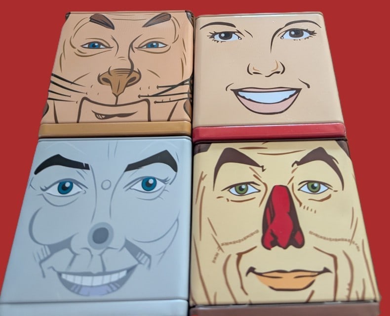 Hallmark Cubeez Wizard of Oz (Set of 4): Hallmark Cubeez Wizard of Oz SET 4 Dorothy Scarecrow Tin Man Cowardly Lion Metal Cubes