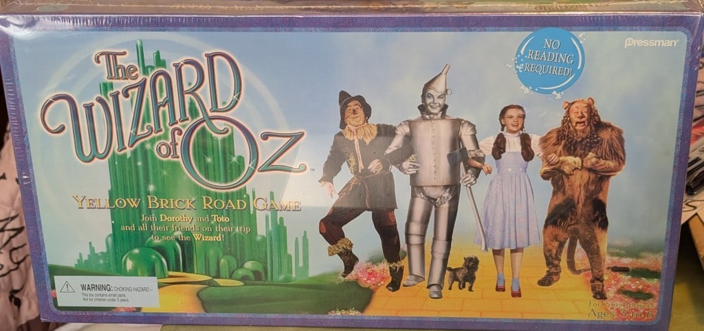 2001 The Wizard Of Oz Yellow Brick Road Board Game: From Pressman
