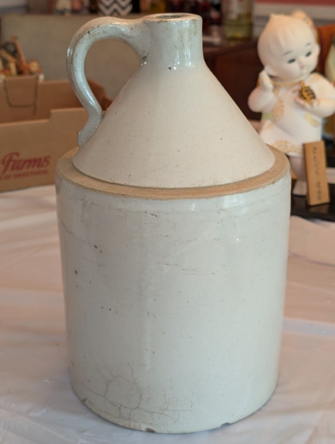 Well used 1 Gallon Whisky Jug: No box