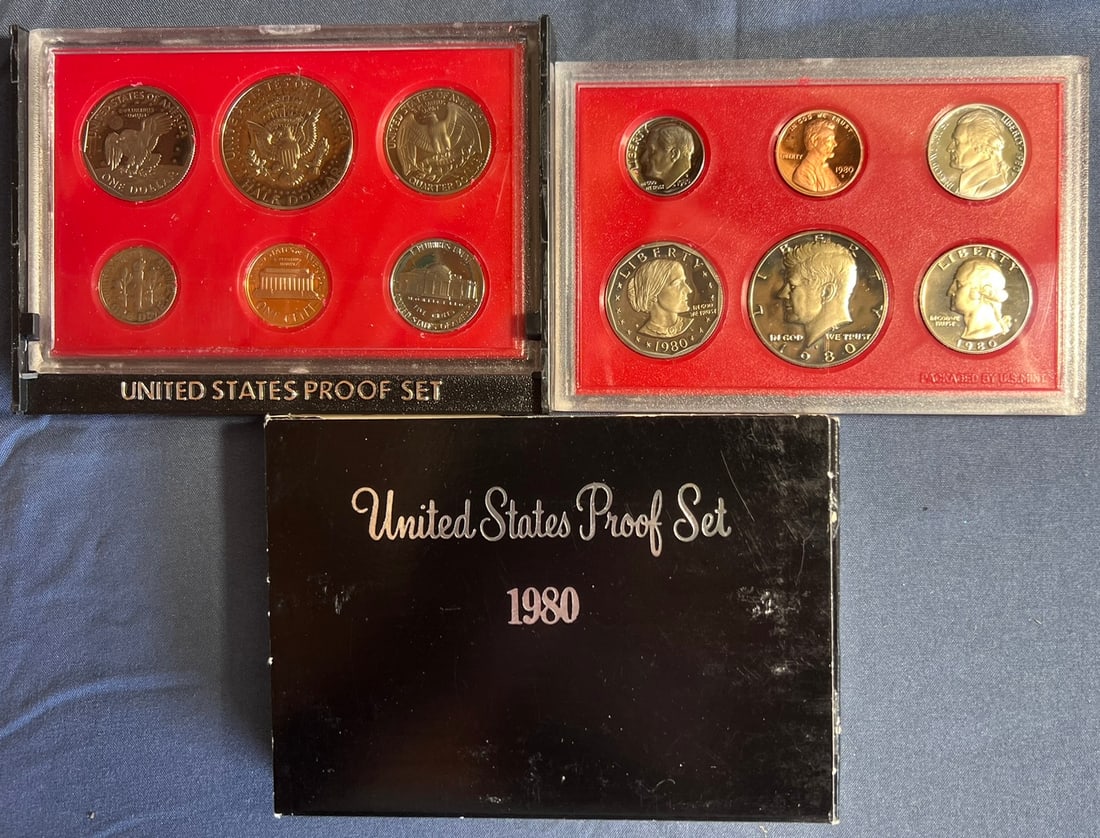 1980S Proof Set, 6 Coins PR (1 of 1)