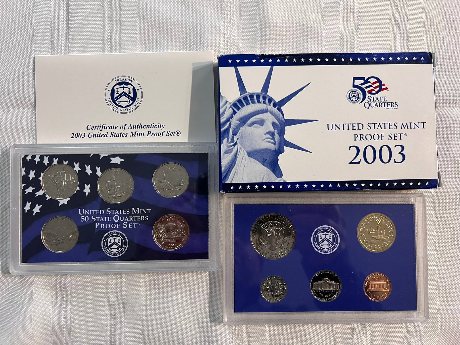 2003 S Proof Set, 10 Coins PR - 2