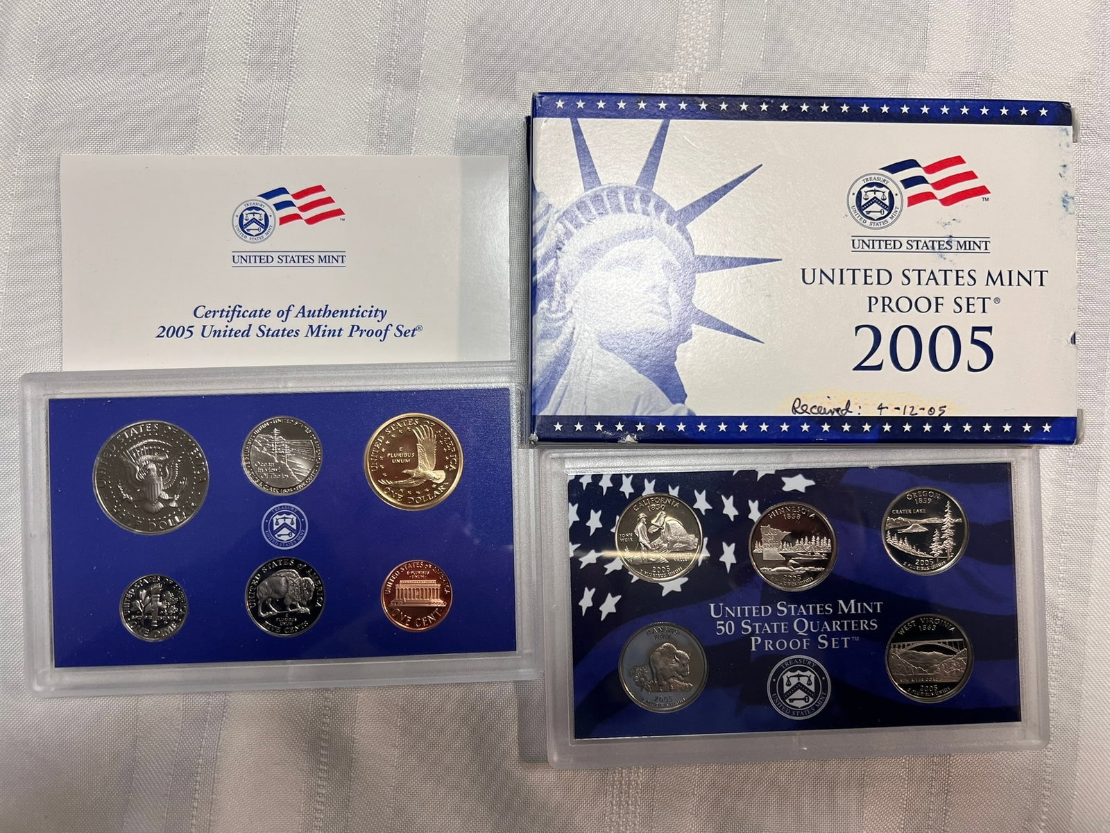 2005 S Proof Set, 11 Coins PR - 2