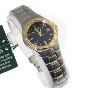 Citizen eco drive stainless steel & Diamond watch: Brand New Citizen eco drive stainless steel & Diamond watch .The total watch's weight is 58.3 grams. The total weight of diamond: 0.24 cts. I color, I clarity. The measurements of watch head is 23 x 2